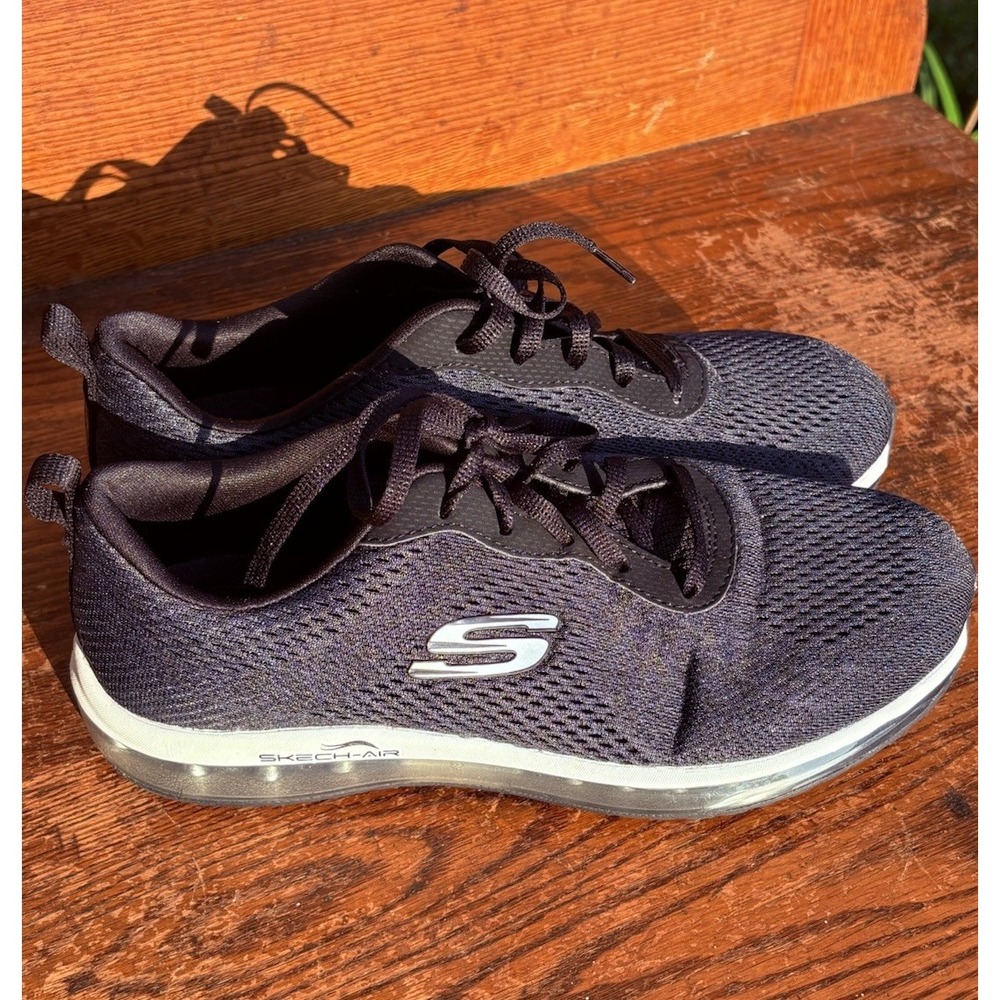 Skechers Shoes Womens 8 Black Skech Air Element Cinema Running Sneakers